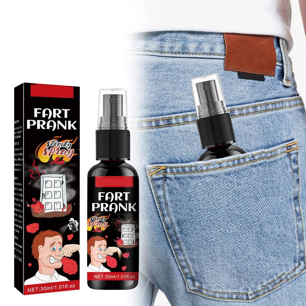 Пердящий спрей Extra Strong, Перцовый баллончик с пердящей вонью, озорная полезная жидкая вонь для развлечений для детей и взрослых, 30 мл