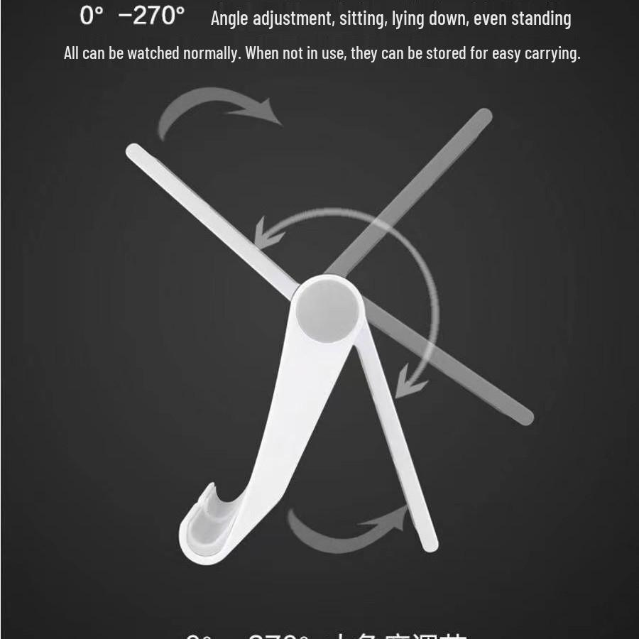 Регулируемая универсальная складная подставка для телефона и планшета для прикроватной тумбочки, рабочего стола и прямых эфиров