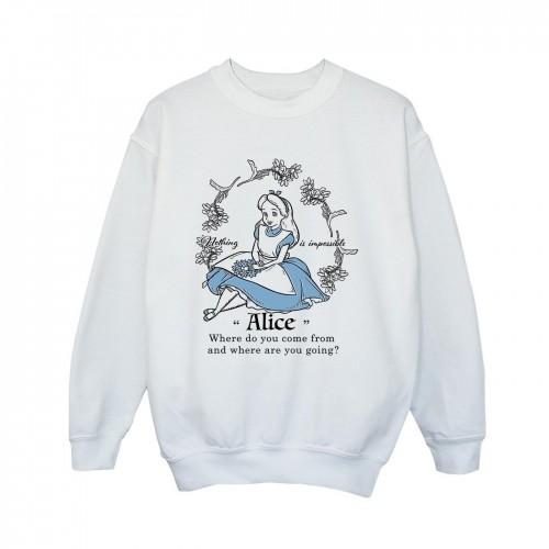 Alice In Wonderland Boys Nothing Is Impossible Sweatshirt