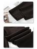2024 Women's Khaki Wool Acetate Harem Pants - Petite Nine-Point Carrot Style for Autumn/Winter