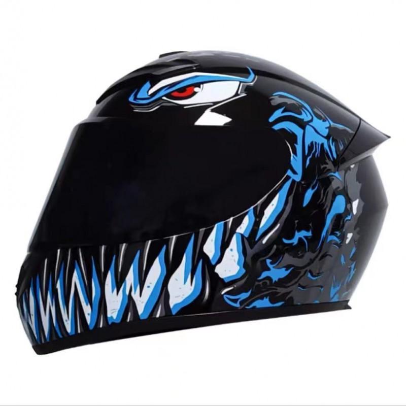 Full Face Motorcycle Helmet Men Women ABS Safety All Season Riding Scooter Electric Bike