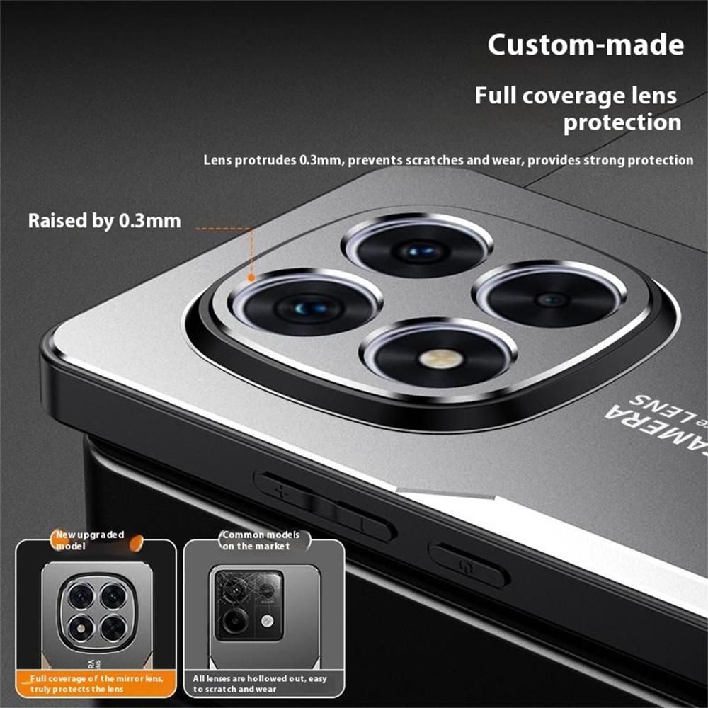 Для Xiaomi Redmi Note 15 Pro 5G Чехол для телефона Алюминиевый сплав ТПУ ПК Задняя крышка