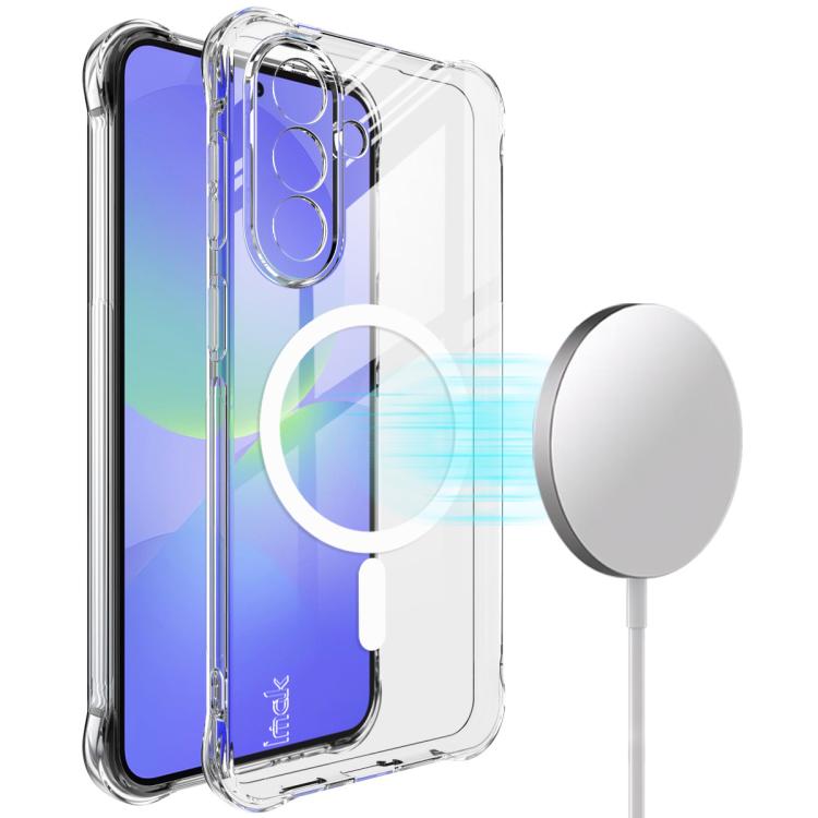 Magnetic Shockproof Airbag TPU Phone Case For Galaxy A26 5G, Raised Camera Protection Anti-Scratch Magnetic Protective Cover