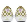 Vans Аутентичные кеды в клетку с цветочным принтом, прочные, дышащие, низкие, из парусины, унисекс, зеленые, белые VN0A5KS9CCF
