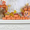 6pcs Halloween Artificial Pumpkins Home Fireplace Window Courtyard Ornament for Halloween Thanksgiving Autumn Harvest Decoration