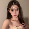 Bohemian Headgear Retro Forehead Chain Hair Accessories Eyebrow Pendant Antique Elf Exotic Fairy Wedding Dress Western Regions