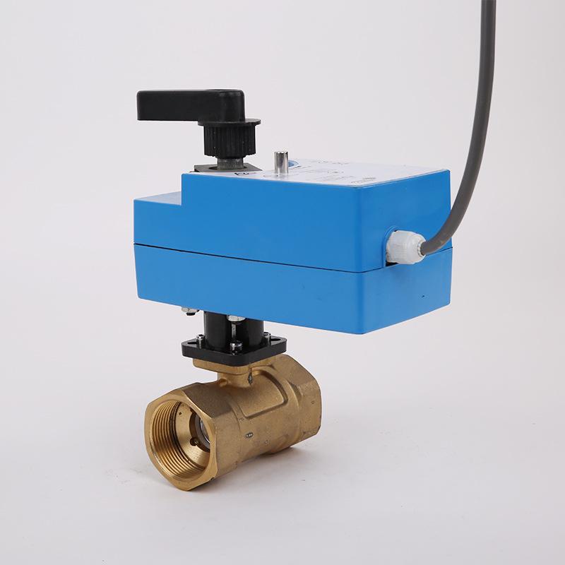 Electric Actuator Ball Valve: Manual/Automatic, Brass, 220V, DN15-150, Two-Way, Internal Thread