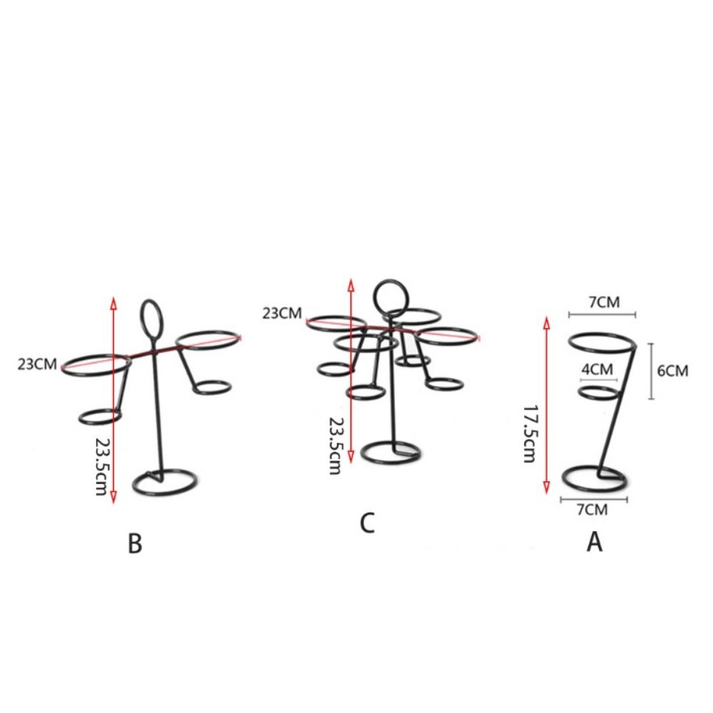 With Base Cupcake Cones Stand Rack Iron Art Snow Cones Stand Rack Ice Cream Holder  Kitchen Tool
