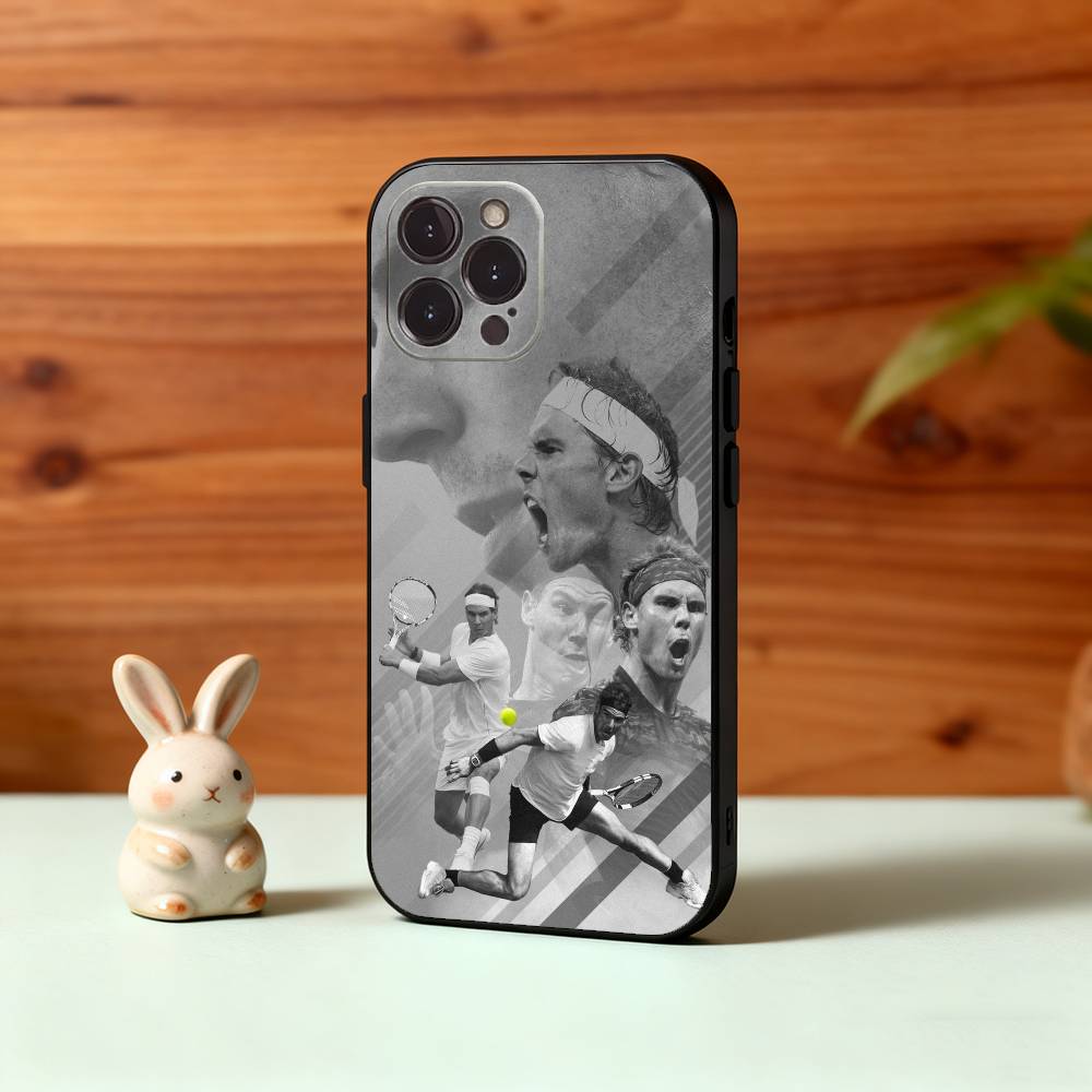 Tennis R-Rafael N-Nadal Phone Case For iPhone17,16,15,14,13,12Plus,Pro Max,XS,5G Soft Silicone Black Cover