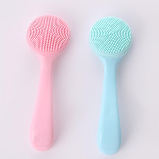 Yousheng Facial Cleansing Brush Skin-friendly Blackhead Removing Handheld Gentle Exfoliating Facial Cleansing Brush for Girl
