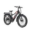 Vélo Électrique - Jobobike Robin - Fatbike 26'' - 13Ah Battery - Bafang 48V 250W - Max Range 65KM- Shimano 7 speed - Noir
