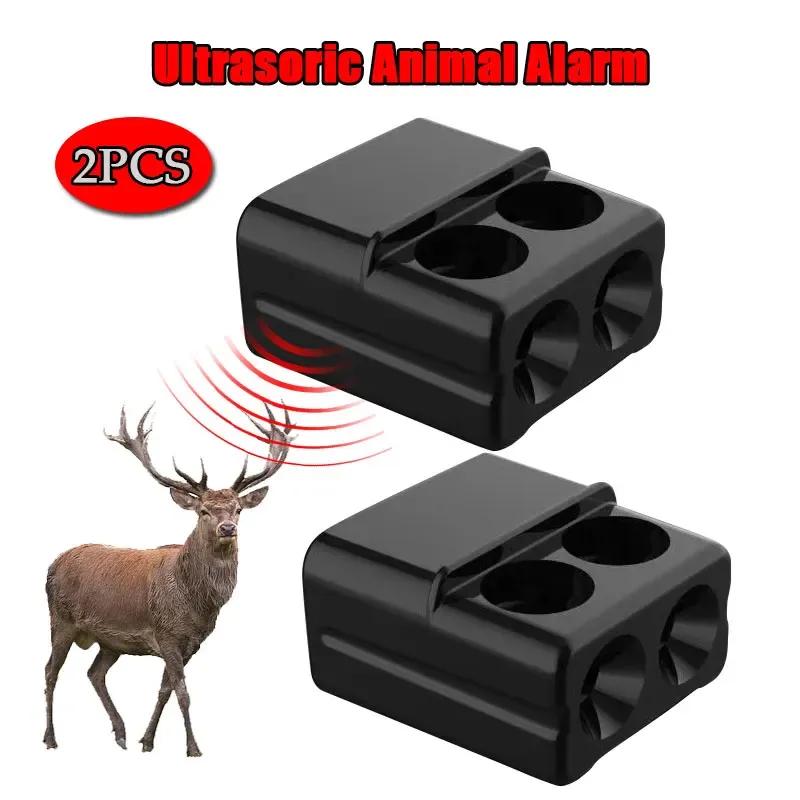 2Pcs Deer Warning Whistles Device Car Animal Repeller Car Ultrasonic Animal Warning Whistles Deer Alarm for Car Motorcycl