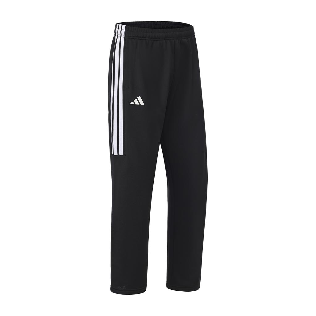 adidas Серия Тхэквондо Логотип Боковая полоса Эластичные Ретро Три полоски Прямые Длинные брюки Трикотажные Спортивные брюки Унисекс низ TR411TK-BW