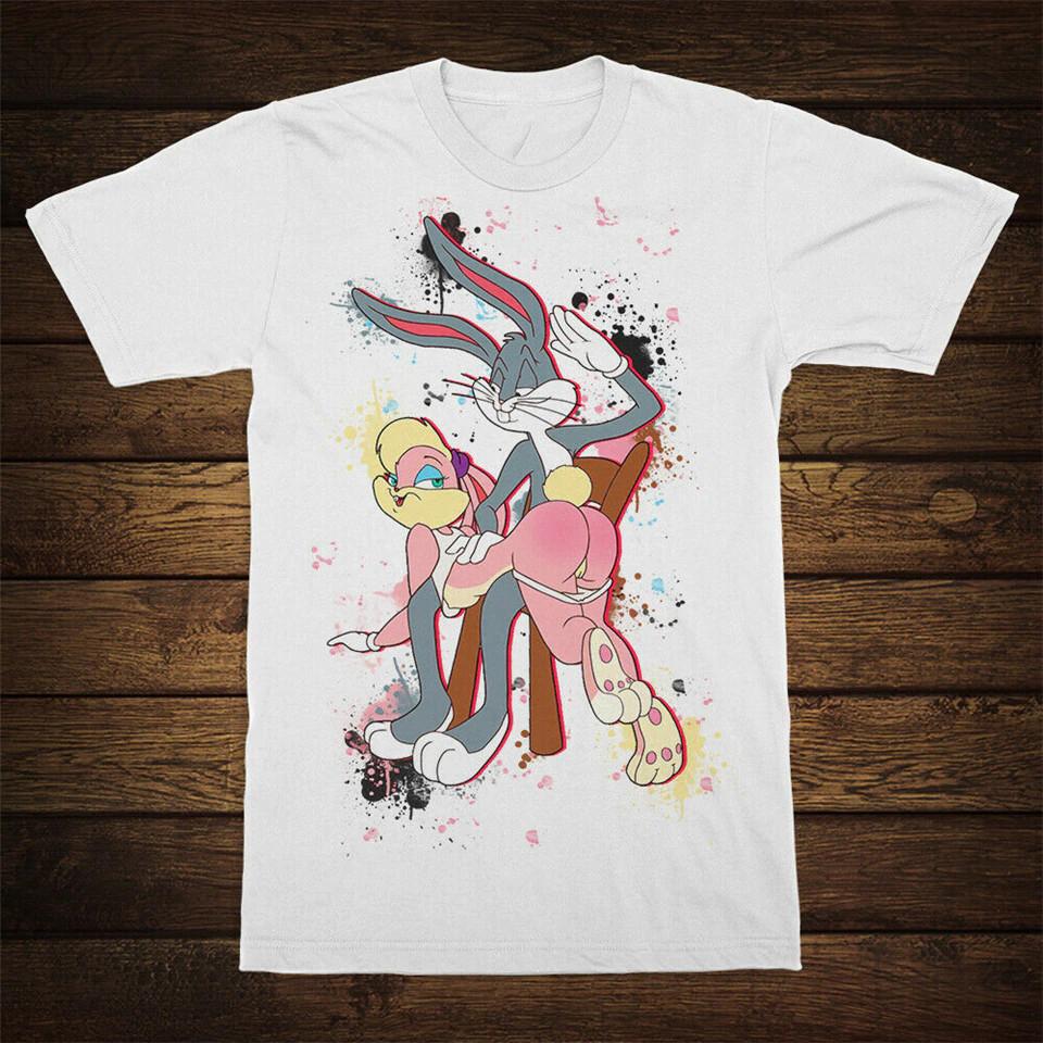 Naughty Bugs Bunny and Lola T-Shirt Unisex Cotton Tee S-4XL