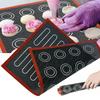Non-Slip Silicone Baking Mat Dough Rolling Pad Non-Stick Kneading Board Macaron Baking Sheet Fondant Sugar Art Mat for Baking
