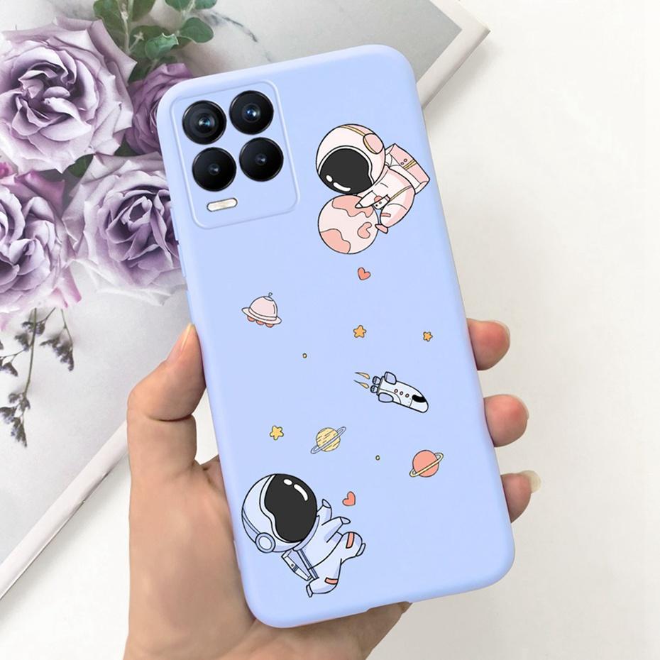 Чехол Для Realme 8 Pro / Realme 8 4G Милый Мультяшный Конфетный Цвет Мягкий Силиконовый Чехол Для Realme8 8Pro RMX3085 RMX3081 Чехлы для Телефона