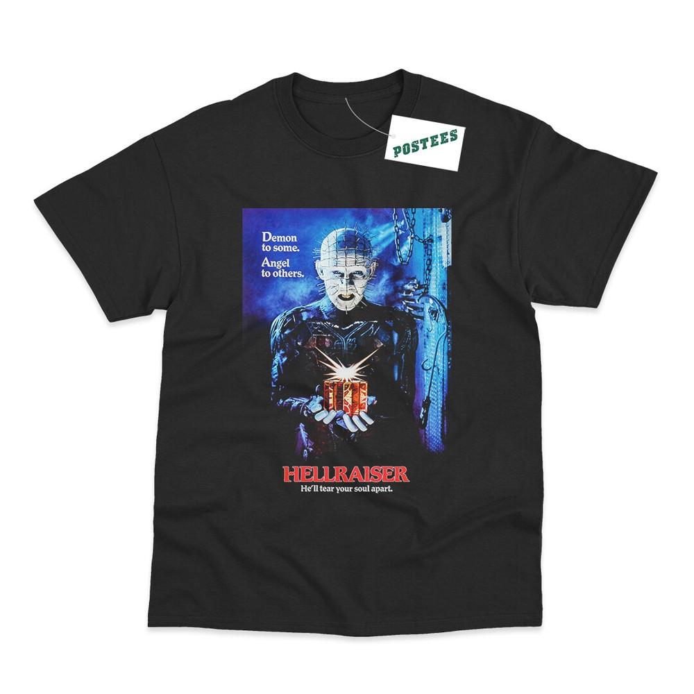 Retro Movie Poster Inspired By Hellraiser DTG Printed T-Shirt Unisex T-Shirt