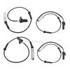 4pcs ABS Wheel Speed Sensor 34521182159 34521182160 For BMW E39 540i 535i 528i 525tds 525td 523i 520i M62B44 M52B28 M51D25