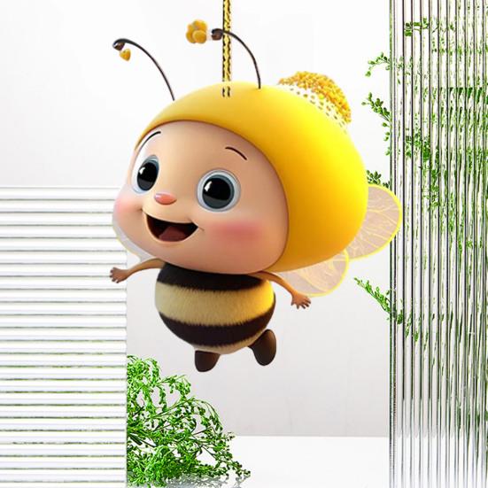 Декоративная подвеска Yousheng Bee, акриловое подвесное украшение, очаровательный внешний вид, яркий цвет, легкая подвеска в виде рождественской елки