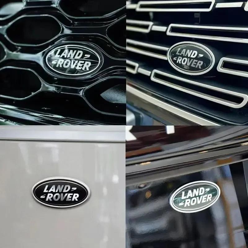 3D Car Front and rear Emblem Badge Sticker For Land rover SVR Discovery Velar Evoque Freelander Range Rover L322 car accessories YU0
