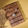 Simple Walnut Vintage Jewelry Ring Showcase Stand Creative High-end Light Luxury Jewelry Display Tray Storage Jeweler Counter  Ornaments Accessory