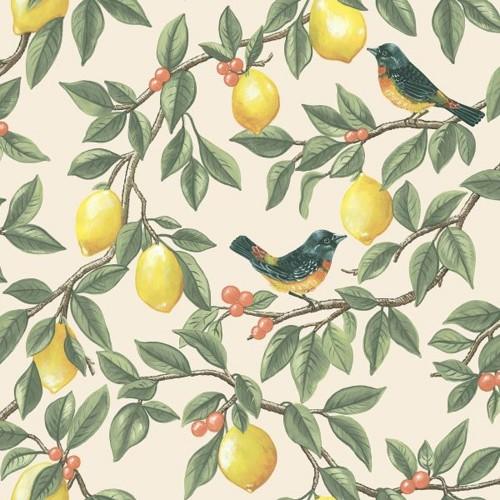 Holden Décor Lemon Leaf Textured Wallpaper