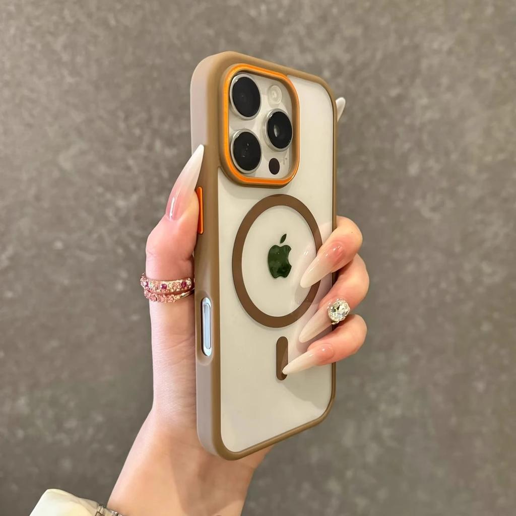 Кольцо Armagestible Магнитная присоска для iPhone 17 Новый чехол для телефона Контрастная линза Apple 16 ProMax Прозрачный защитный чехол