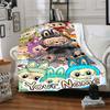 Labubu Customize Your Name Blanket Gift Customizable Blanket Durable Comfort Versatile for Bedding Sofa Chair Nap Four Seasons Multipurpose