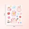 Adorable Black Cat Stickers - Cartoon DIY Waterproof Stickers for Journals, Water Bottles, and Phones