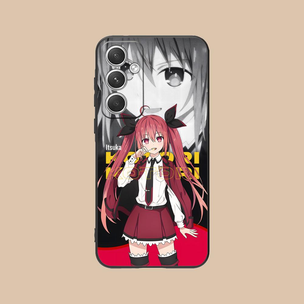 Чехол для мобильного телефона из ТПУ Date a Live Котори Ицука для Samsung Galaxy S26 S25 S24 S23 S22 S21 S20 Note20 Plus FE Ultra