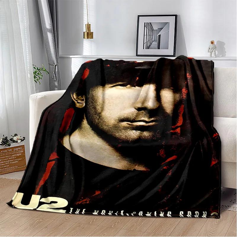 U2 Rock Bang Bono одеяло с 3D принтом, мягкое одеяло для дома, спальни, кровати, дивана, пикника, путешествий, офиса, отдыха, одеяло, детское одеяло