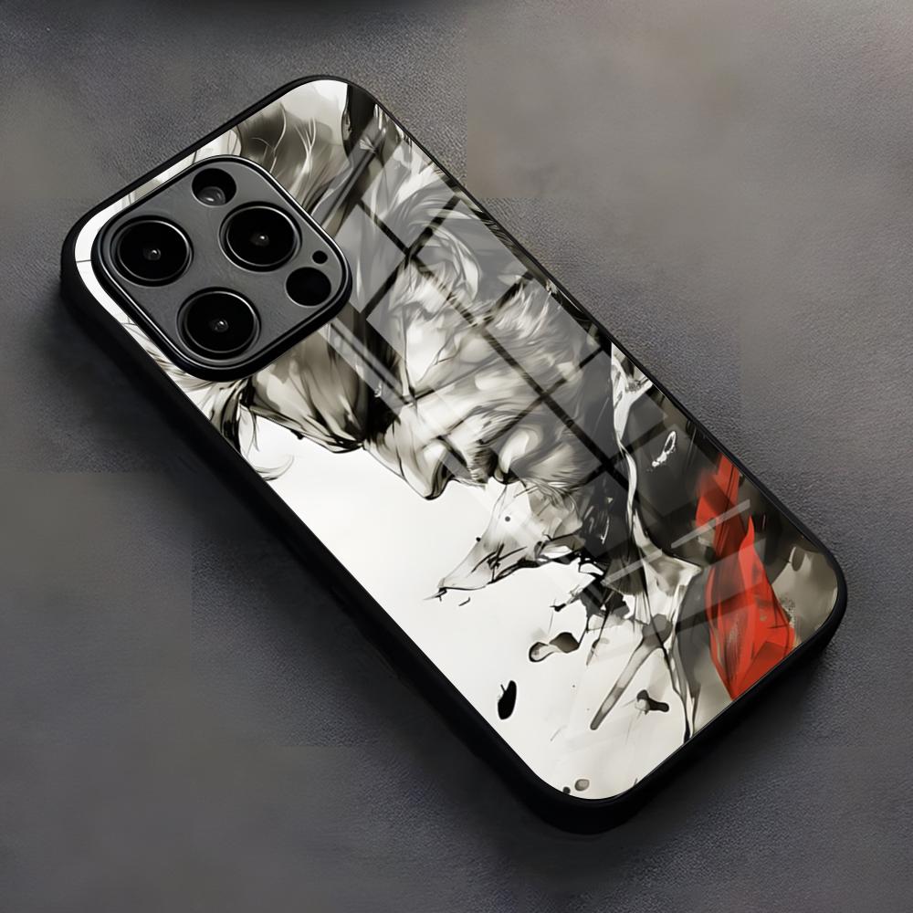 M-Metal G-Gear Solid Phone Case For IPhone 17 Pro Max 16 15 14 Pro Max 13 11 X Xs Xr 8 7Plus Glass Cover