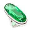 Natural Tsavorite Gemstone Handmade 925 Sterling Silver Jewelry Ring Size 6 R5c45