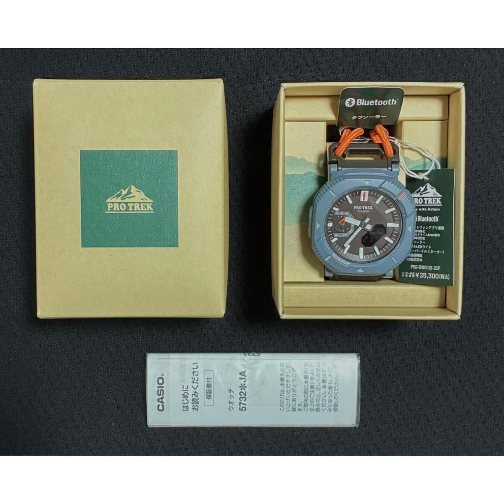 Б/у Новый и неиспользованный CASIO PROTREK PRJ-B001B-2JF Hiker Line Tough Solar Часы Casio Protrek