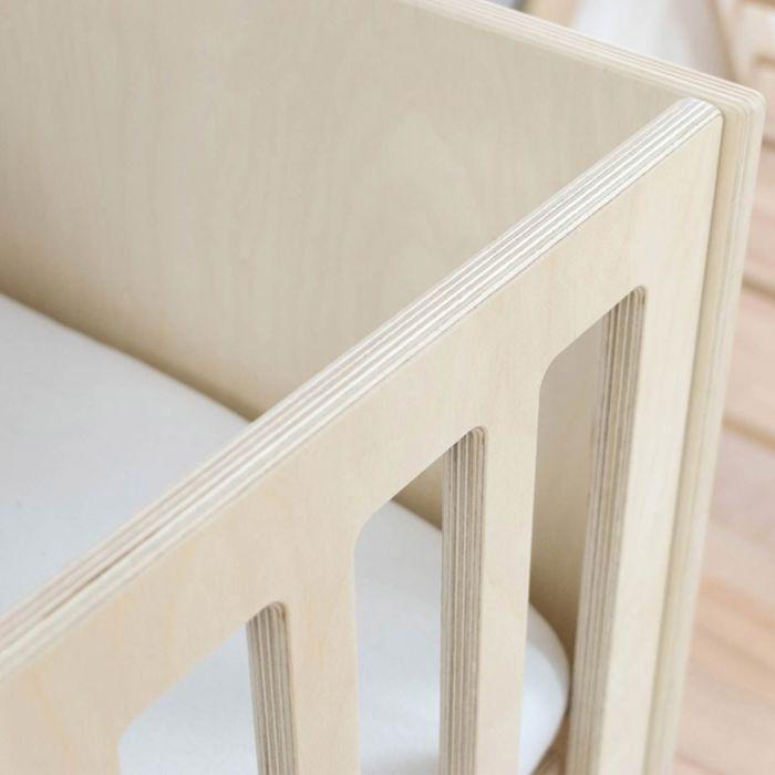 CHRUPPY Baby Bed 60 X 120 Cm Natural Wood