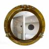 30.48 Cm Oil Rubbed Antique Bronze Finish Vintage Style Porthole Mirror Window Stylish Home, Wall Decor Bathroom Hanging Mirror Door Fixture Window