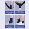 Бандаж на голеностоп для мужчин и женщин, стабилизирующий голеностопный бандаж при растяжении связок, регулируемая поддержка стопы, компрессионный рукав при тендините, артрите