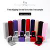 Velvet Jewelry Box for Rings, Necklaces, Bracelets, Pendants, and Earrings