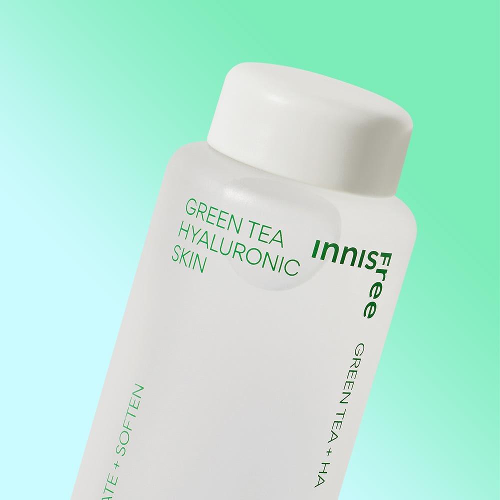 Innisfree Зеленый чай Семена Гиалуроновая Уход за кожей 3 средства Глубокое увлажнение Баланс влаги Трио