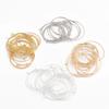 50Pcs Earring Hoop Round Charms 20-35mm For Beading Earring Jewelry Craft Diy Earring