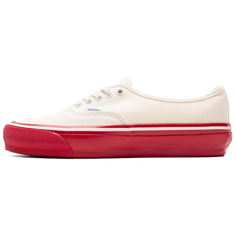 Vans Authentic 44 LX White Red Men Sneakers Cream VN000EBNYF9
