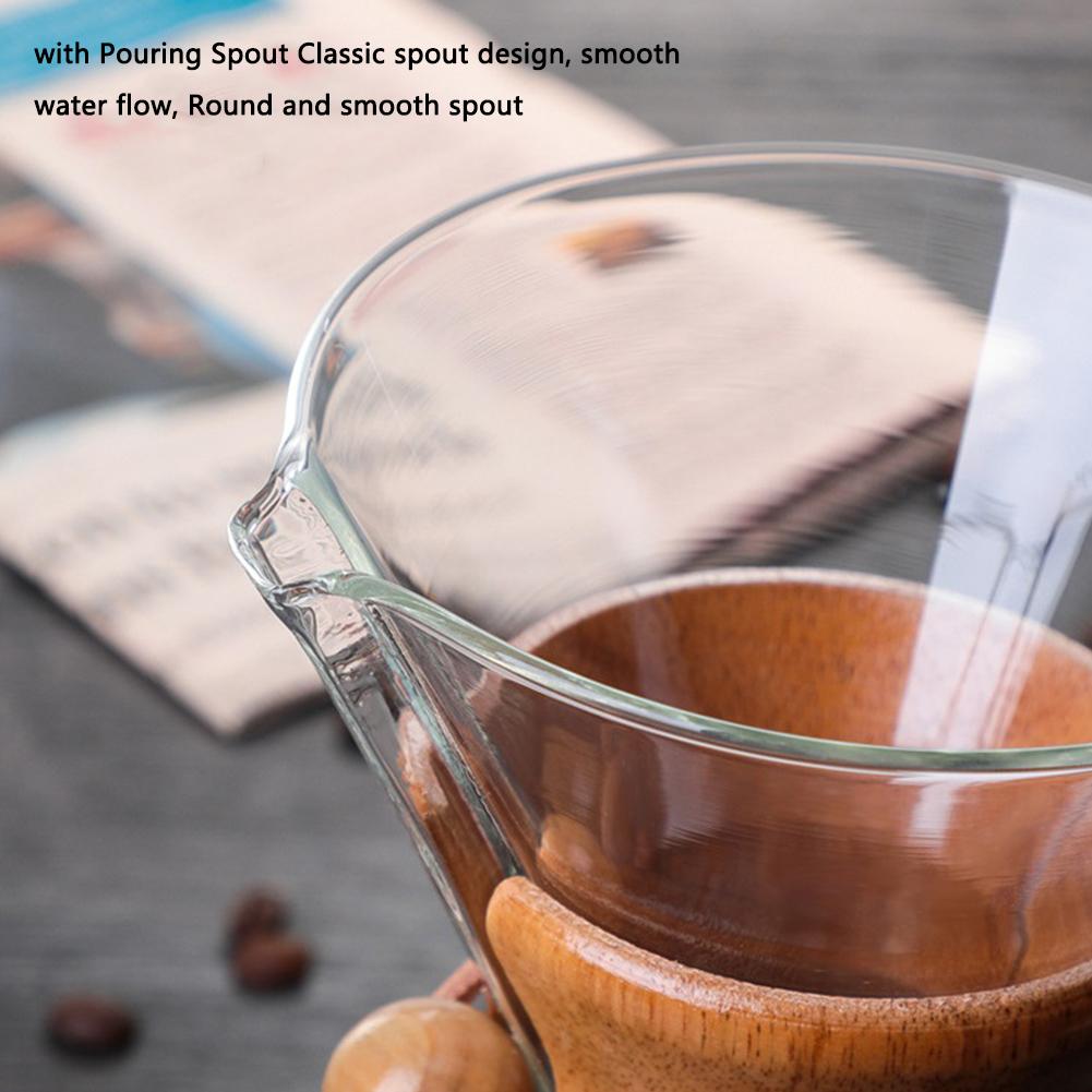 Hand-pour Coffee Filter Cup With Pouring Spout Double-layer Filter Coffee Maker Dripper Set