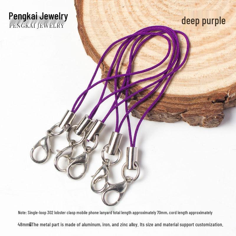 Сделай сам Красочный ремешок для мобильного телефона с карабином-лобстером – Аксессуар для ювелирных изделий ручной работы и шнурок-подвеска