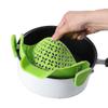 5pcs Noodle, Vegetable, And Fruit Water Filter Compatible With Various Caliber Pots And Tools, Temperature Resistant Silicone