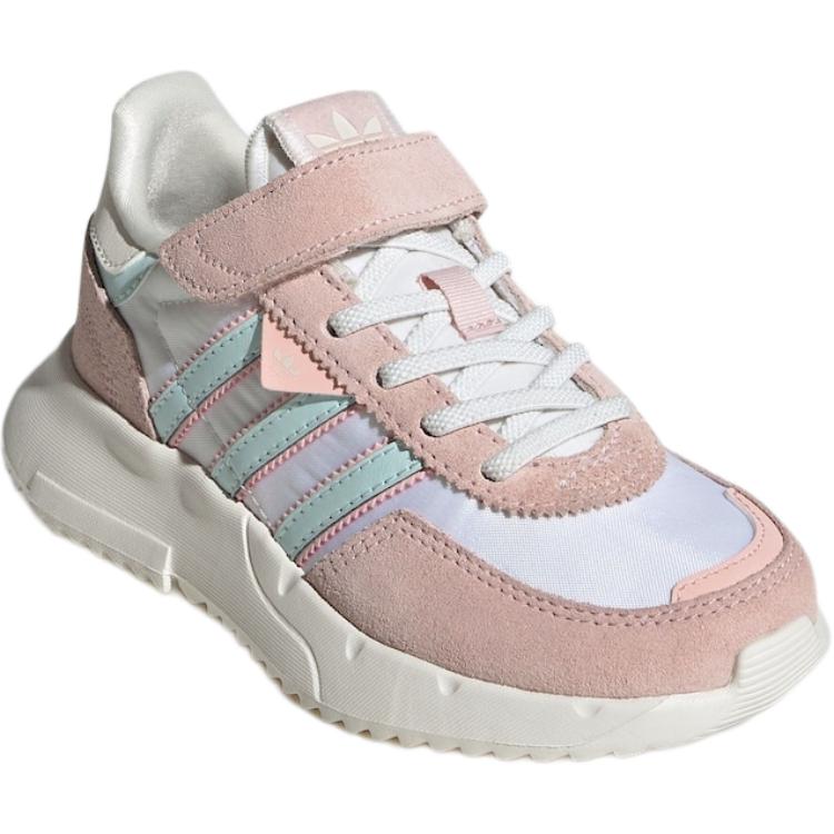 Adidas Originals Retropy F2 CF EL C Comfortable Non-Slip Durable Low-Top Kids Running Shoes Kids Running Shoes JR7990