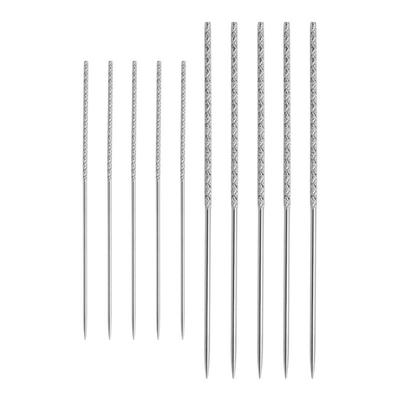 15 шт./Коробка Иголка с насечкой и ушком для прошивания брючины из тканого полотна