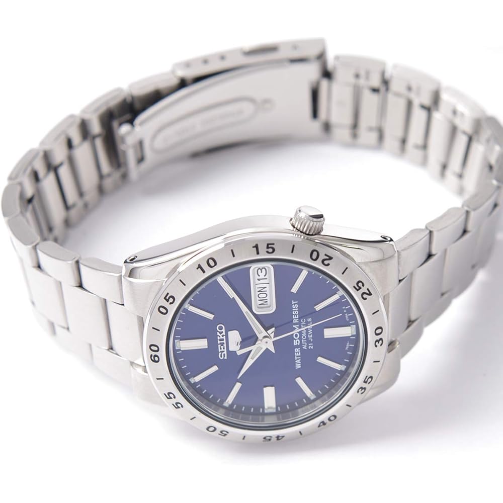Seiko 5 Automatic Men's Watch SNKD99K1 Stainless Steel Case Black Dial 21 Jewels