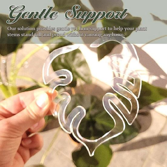 2 шт., монстера, захват, опора для растений, пластиковые подставки для растений, держатель для листьев, растение монстера