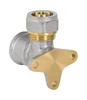 Pex-Al-Pex Chrome Elbow With Clips-1/2*16 - D1/2*16.Kolł
