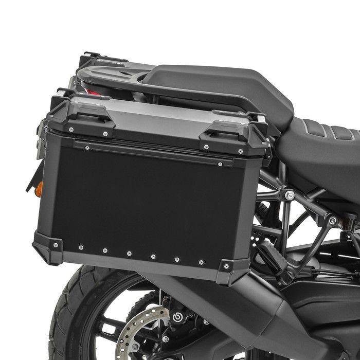 Valises latérales - Harley‑Davidson Pan America 1250 (2021-2025) - Asymétrique 30/38 L - Aluminium 2 mm étanche - Supports dédiés